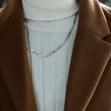 Græs Halskæde Sølv