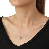 Dild Vedhæng Sølv, justerbar kæde