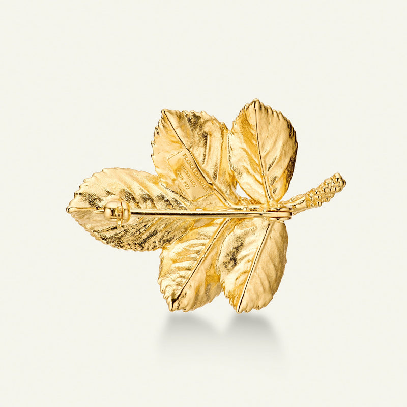 Rosenblad broche