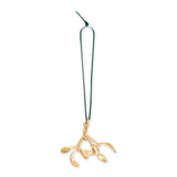 Mistelten, 18 karat guldbelagt