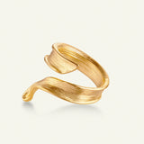 Græs Statement Ring 18 karat guld