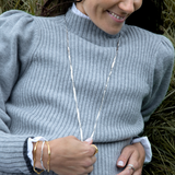 Græs Halskæde Sølv